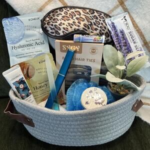 Self Care Spa Gift Basket, Bath and Body Relaxation, Thinking of You Present